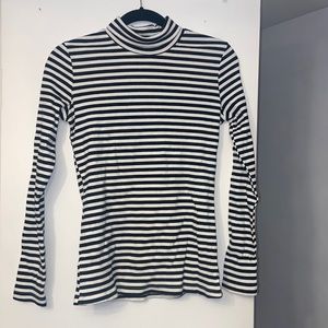 Womens striped turtleneck